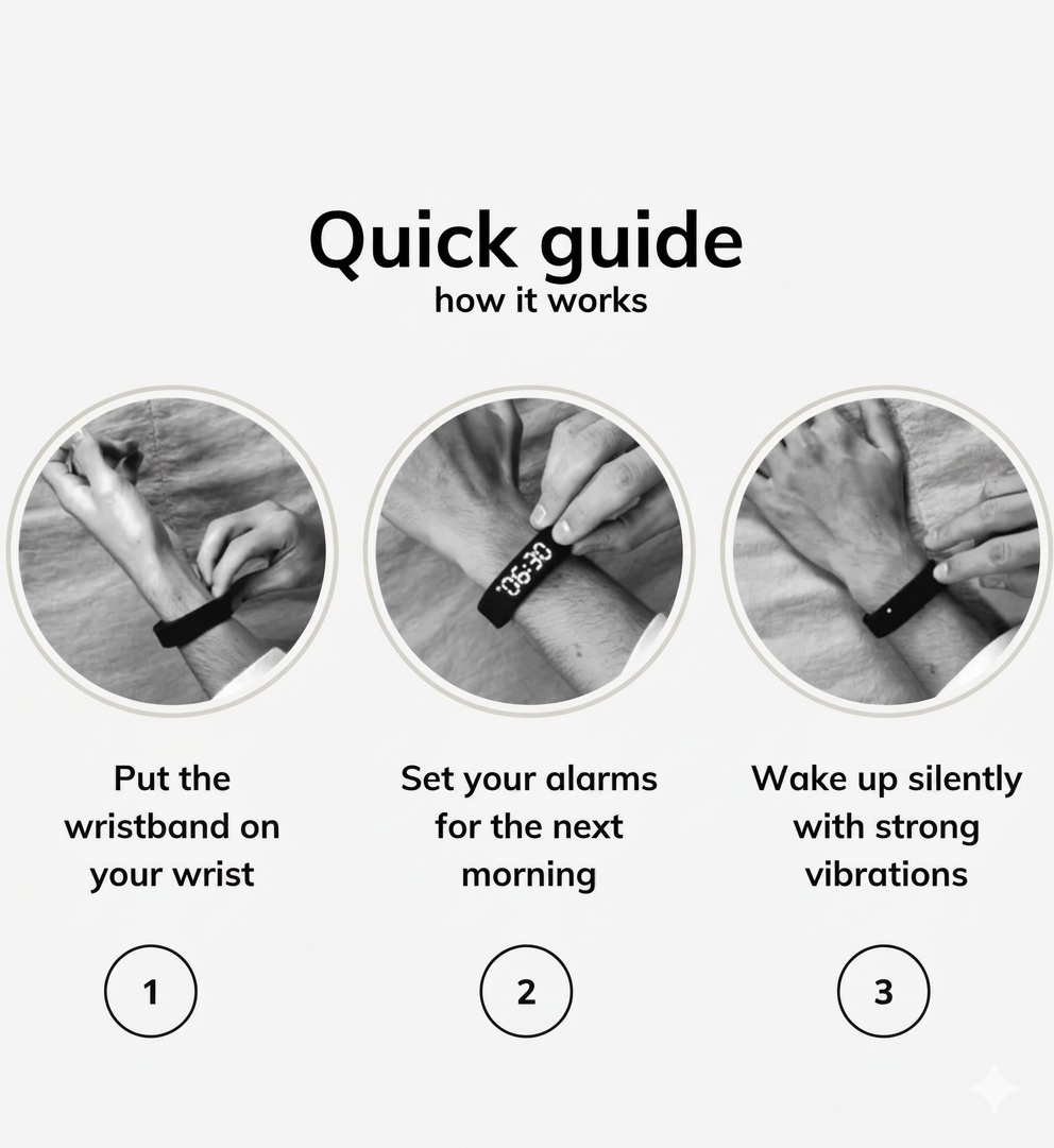 Hush® 100% Silent Wake Band